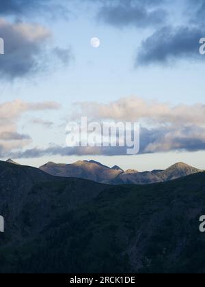 Landschaft rund um die Col of Allos in den Alpes, Frankreich. Stockfoto