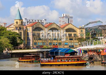 Hong Lim Quay, Singapur Stockfoto