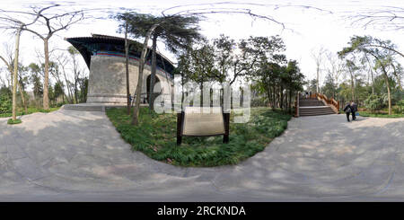 360 Grad Panorama Ansicht von Shen Gong Sheng De Stele Gebäude (223) 神功圣德碑楼