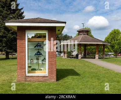 Arlington WA USA 24. Mai 2023: Veterans Monument im Legion Park Stockfoto