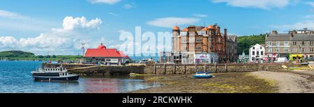 Oban Bay und Seafront, Oban, Argyll und Bute, Schottland, Großbritannien Stockfoto