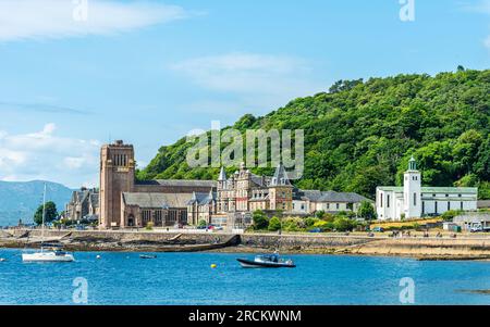 Oban Bay und Seafront, Oban, Argyll und Bute, Schottland, Großbritannien Stockfoto