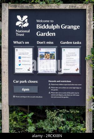 Biddulph Grange Garden, Biddulph, Stoke on Trent, Staffordshire, England, UK. Stockfoto