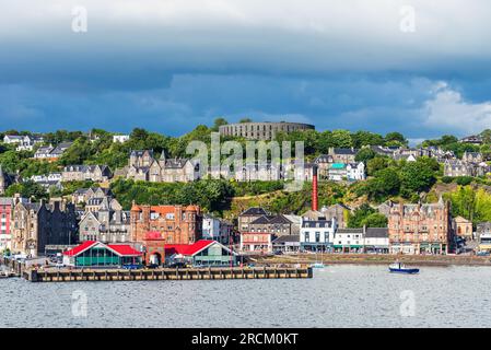 Oban Bay und Seafront, Oban, Argyll und Bute, Schottland, Großbritannien Stockfoto