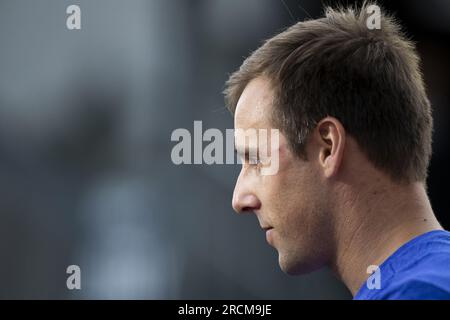 Heusden Zolder, Belgien. 15. Juli 2023. Belgischer Timothy Herman, dargestellt auf der 44. Ausgabe des Leichtathletik-Treffens von Nacht van de Atletiek in Heusden-Zolder, Samstag, den 15. Juli 2023. BELGA FOTO KRISTOF VAN ACCOM Kredit: Belga News Agency/Alamy Live News Stockfoto