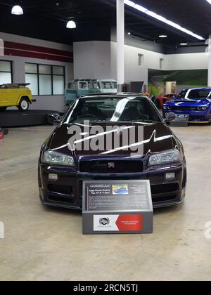 Manhattan, Kansas - 14. Juli 2023: Midwest Dream Car Kollektion - Custom, Classic, Muscle, Super Cars Stockfoto