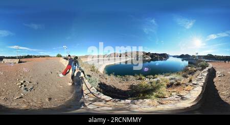 360 Grad Panorama Ansicht von Represa „Los Reyunos“