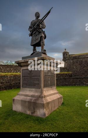 Böhmerkriegsdenkmal im Stirling Castle Stockfoto