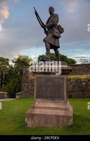 Böhmerkriegsdenkmal im Stirling Castle Stockfoto