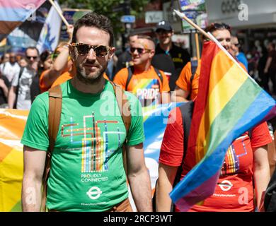 Croydon, Großbritannien. 15. Juli 2023 Pride, Croydon Credit: A.Bennett Stockfoto