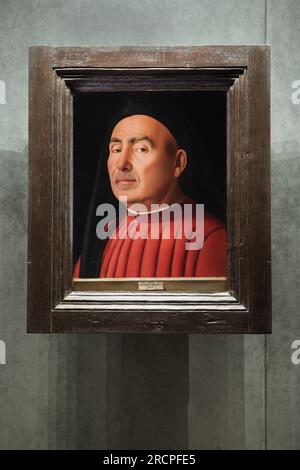 Antonello da Messina, Portrait of a man, Palazzo Madama, Torino, Turin, Piemont, Italien Stockfoto