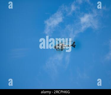 Zil Air-Hubschrauber auf der Durchreise, die einzige Hubschraubergesellschaft der Seychellen, Mahe Seychelles Stockfoto