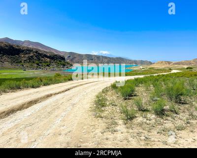 Azat Reservoir in der Region Ararat. Armenien Stockfoto