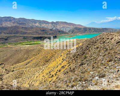 Azat Reservoir in der Region Ararat. Armenien Stockfoto