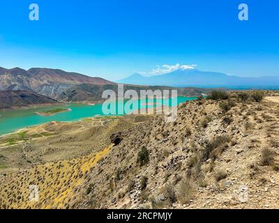 Azat Reservoir in der Region Ararat. Armenien Stockfoto