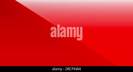 Abstraktes weiches rotes zweifarbiges warmes Licht mit leerem, überlappenden Hintergrund Stockfoto
