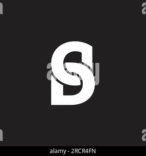 Einfacher Logovektor mit SD-Kette Stock Vektor