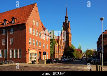 Heilige Herzkirche, Lübeck, Propsteikirche Herz Jesu, Lübeck, Schleswig-Holstein, Deutschland Stockfoto