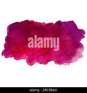 Aquarelle Flecken und Pinsel ClipArt Stockfoto