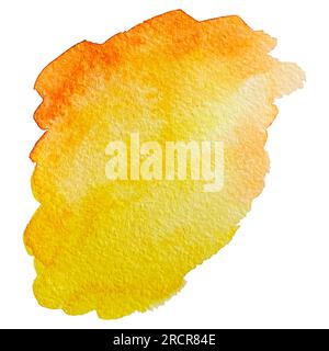 Aquarelle Flecken und Pinsel ClipArt Stockfoto
