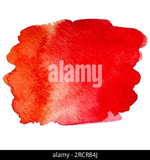 Aquarelle Flecken und Pinsel ClipArt Stockfoto