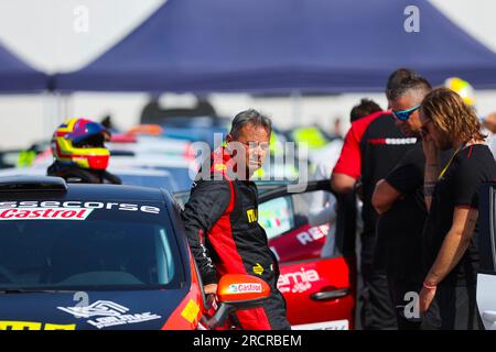 RICCIARINI Cristian ITA, ESSECORSE, CLIO CUP-SERIE, Porträt während der 6. Runde des Clio Cup Europe 2023 vom 14. Bis 16. Juli 2023 auf der Misano World Circuit Marco Simoncelli in Misano Adriatico, Italien - Photo Grégory Lenormand / DPPI Stockfoto