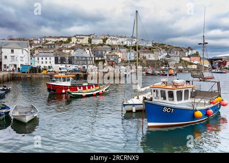 Mevagissey Harbour, St Austell, Cornwall, England, Großbritannien Stockfoto