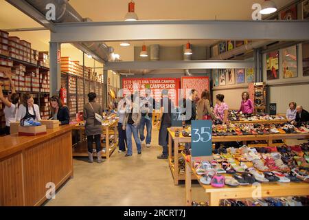 Wohnmobilfabrik, Insel Palma de Mallorca, Balearen, Spanien Stockfoto