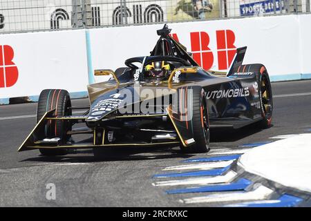 Rom, Latium. 16. Juli 2023. Stoffel Vandoorne Team DS Penske während des E-Prix-Rennens 2 in Rom. Rom (Italien), 16. Juli 2023 Fotografo01 Kredit: Independent Photo Agency/Alamy Live News Stockfoto