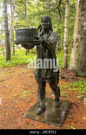 Saint Croix Island International Historic Site in Calais Maine Stockfoto