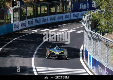 Rom, Italien. 16. Juli 2023. Nico Müller aus der Schweiz und ABT CUPRA Formula E Team auf der Strecke während der ABB FIA Formel E Weltmeisterschaft 2023 – Hankook Rome E-Prix Runde 14. Kredit: SOPA Images Limited/Alamy Live News Stockfoto