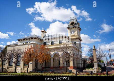 Historic Tenterfield Post Office and Quarters Building, Rouse Street Tenterfield, New South Wales, Australien Stockfoto