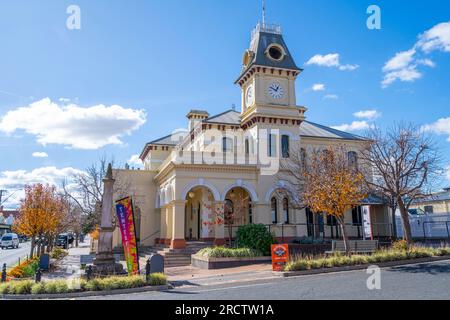 Historic Tenterfield Post Office and Quarters Building, Rouse Street Tenterfield, New South Wales, Australien Stockfoto