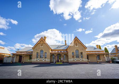 Historic Tenterfield Railway Museum, Tenterfield, New South Wales, Australien Stockfoto