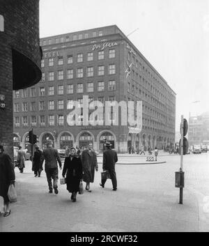 Geografie / Reisen, Deutschland, Städte und Gemeinden, Hamburg, Gebäude, Pressehaus, 2. Halbjahr 1950er, ZUSÄTZLICHE-RECHTE-FREIGABE-INFO-NICHT-VERFÜGBAR Stockfoto