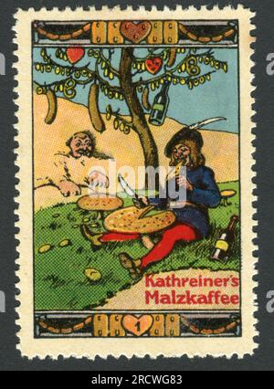 Werbung, Getränke, alkoholfreie Getränke, Leihkaffee, Kathreiner's Malz Kaffee, ADDITIONAL-RIGHTS-CLEARANCE-INFO-NOT-AVAILABLE Stockfoto