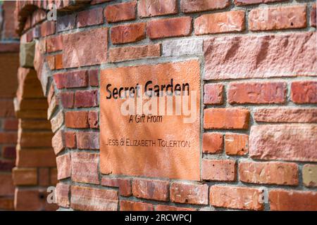 Wyoming, WY, USA - 10. Mai 2022: The Secret Garden Stockfoto