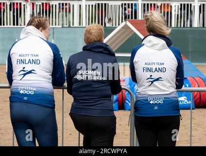 Die Junior Open Agility World Championships 2023. Stockfoto