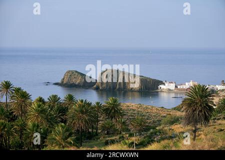 La Isleta del Moro, Naturpark Cabo de Gata Stockfoto