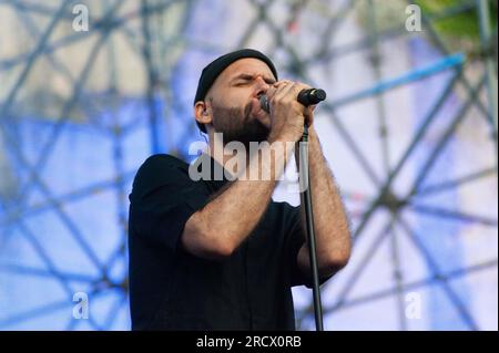 Matera, Italien. 16. Juli 2023. Planet Funk Credit: Unabhängige Fotoagentur/Alamy Live News Stockfoto