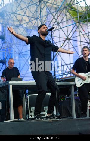 Matera, Italien. 16. Juli 2023. Planet Funk Credit: Unabhängige Fotoagentur/Alamy Live News Stockfoto