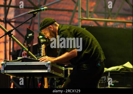 Matera, Italien. 16. Juli 2023. Planet Funk Credit: Unabhängige Fotoagentur/Alamy Live News Stockfoto