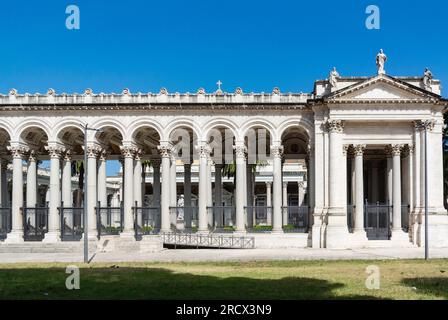 Rom, Latium, Italien, Basilika St. Paul vor den Mauern, Basilika Papale di San Paolo fuori le Mura Stockfoto