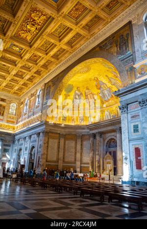 Rom, Latium, Italien, Basilika St. Paul vor den Mauern, Basilika Papale di San Paolo fuori le Mura Stockfoto