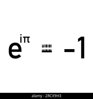 Eulers Identität im Mathematikvektor Stock Vektor