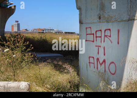 Bari Ti Amo - Bari Ich liebe dich Stockfoto