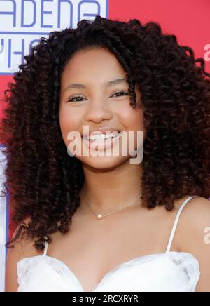 Pasadena, Ca. 16. Juli 2023. Makara Gamble bei der Pasadena PlayhouseÕs-Produktion, Eröffnungsnacht von Stew im Pasadena Playhouse in Pasadena, Kalifornien, am 16. Juli 2023. Kredit: Faye Sadou/Media Punch/Alamy Live News Stockfoto