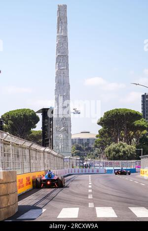 Rom, Italien. 15. Juli 2023. Roberto Melhi aus Spanien und Mahindra Racing während der Qualifikationsrunde 13 der ABB Formel E-Weltmeisterschaft 2023 Hankook Rome E-Prix. (Foto: Davide Di Lalla/SOPA Images/Sipa USA) Guthaben: SIPA USA/Alamy Live News Stockfoto