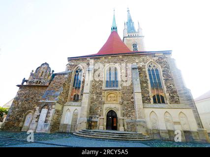 Die Kirche St. Peter und Paul in Caslav ist eine römisch-katholische Kirche, die heute als Kulturdenkmal der Tschechischen Republik geschützt ist. (CTK Foto/Jan Stockfoto