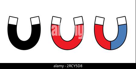 Energie, Magnetfeld. Linien um einen Stabmagneten. Polarmagnetdiagramm oder -Schemata. Elektromagnetisches Feld und Magnetkraft. Positiv, negativ oder NOR Stockfoto